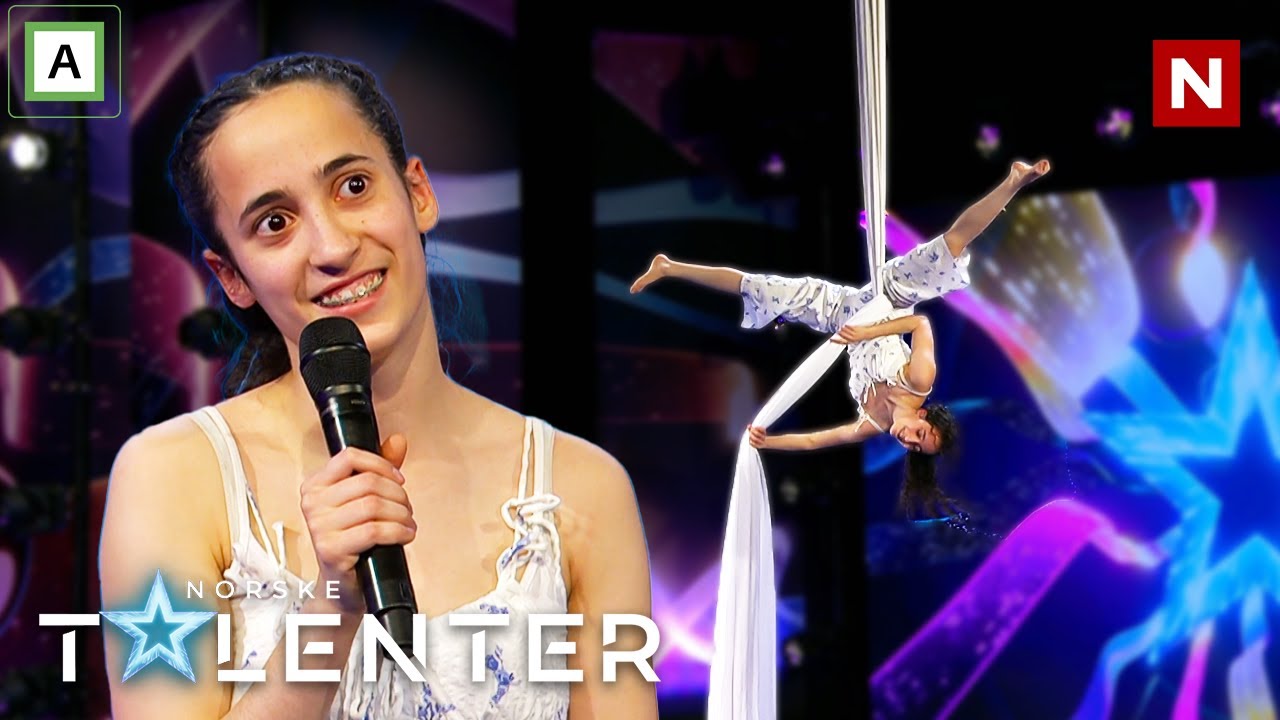 Maria er nesten blind og gjør luftakrobatikk | Auditions | Norske talenter