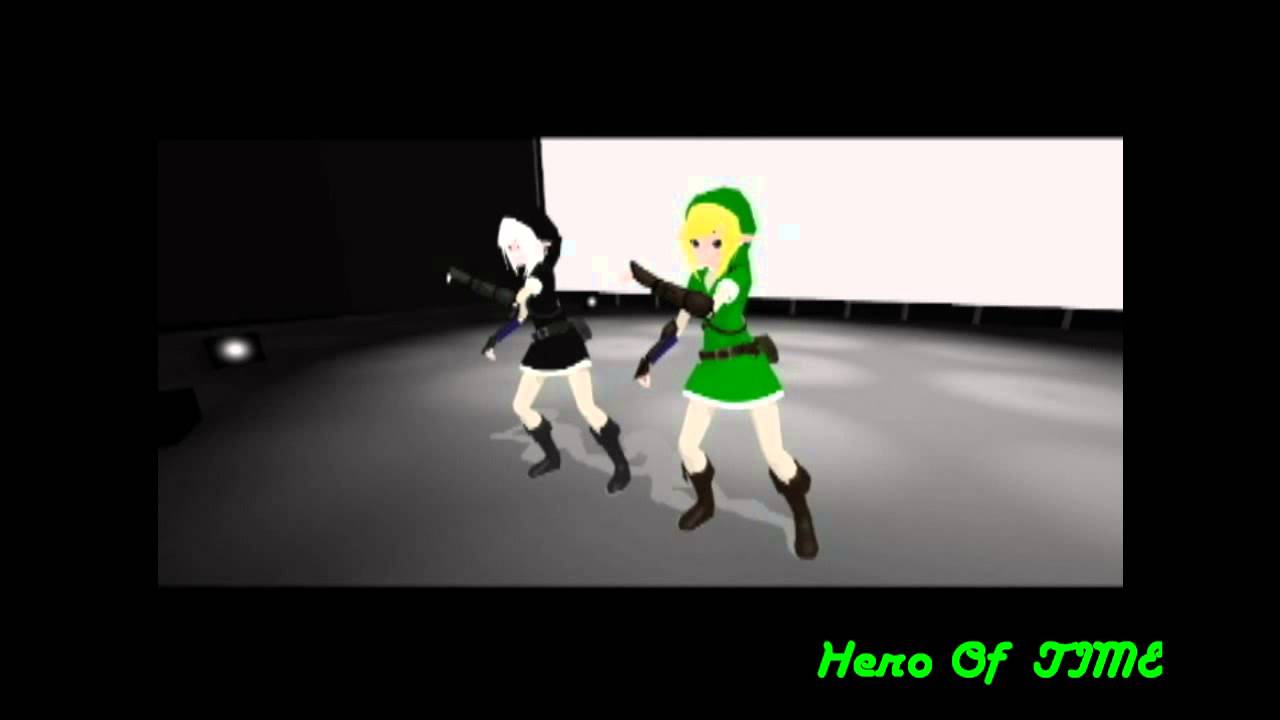 [MMD]Gangnam of Zelda(*Yaoi*)Dark x Link
