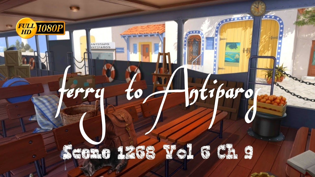 June's Journey Scene 1268 Vol 6 Ch 9 Ferry to Antiparos *Full Mastered Scene* HD 1080p