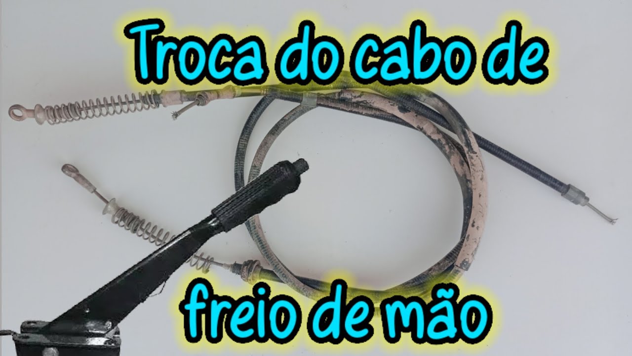 Troca de cabo de freio Uno Mille