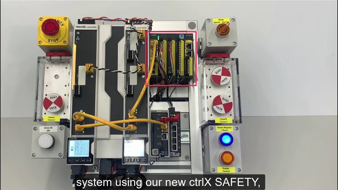 ctrlX SAFETY, ctrlX CORE, and ctrlX DRIVE with Safe Torque OFF (STO)