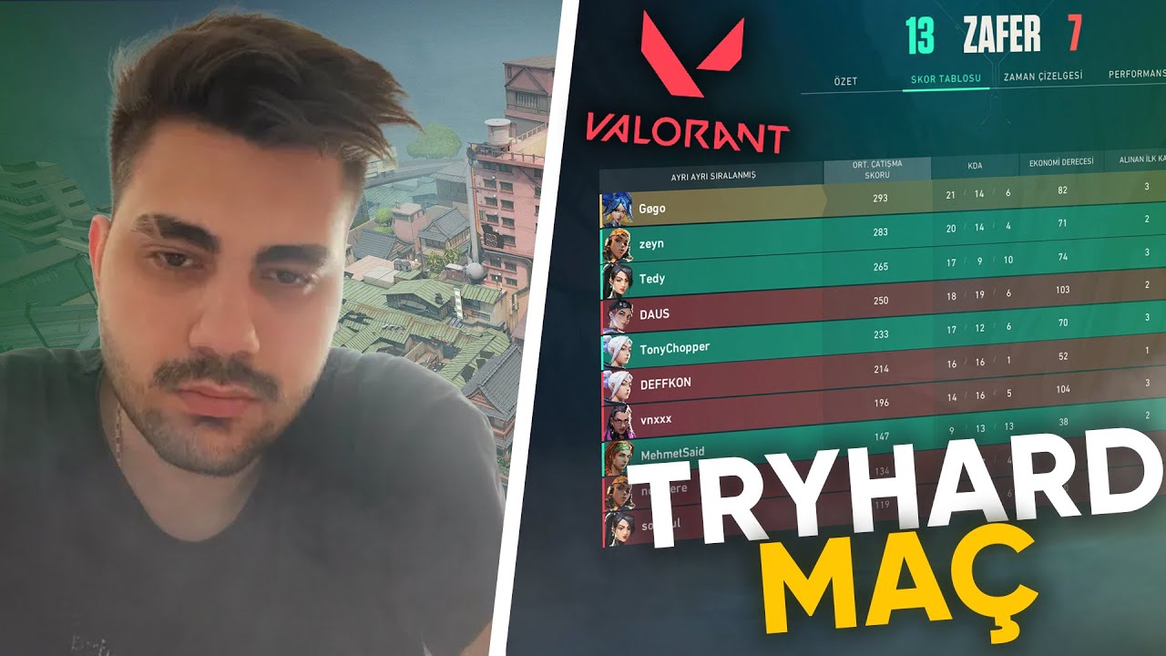 MEKİPLE TRYHARD VALORANT!
