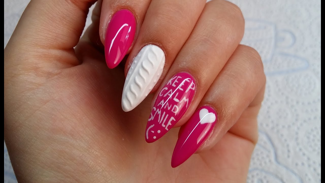 Knitted nails Paznokcie sweterkowe