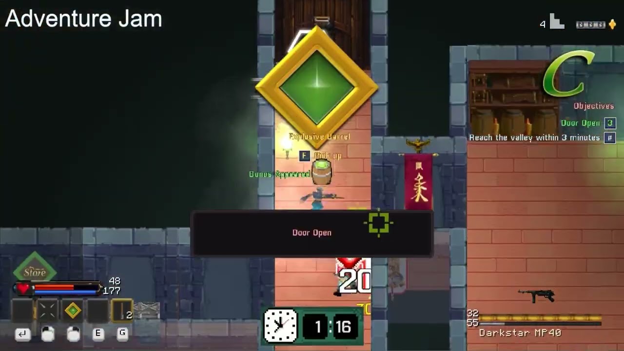 Adventure Jam uses fast movement and auxiliary skills for close-range instant kills