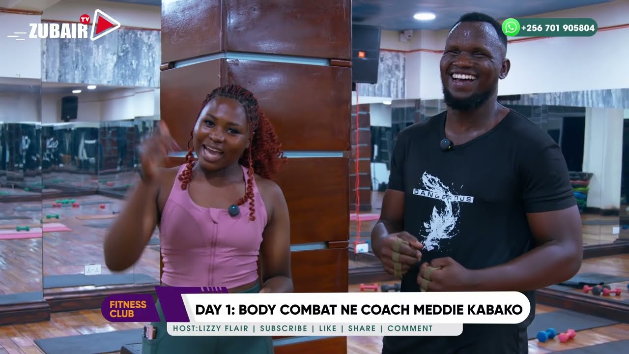 Body combat Day 1 ne Coach Meddie Kabako | Fitness Club | Zubair Tv.