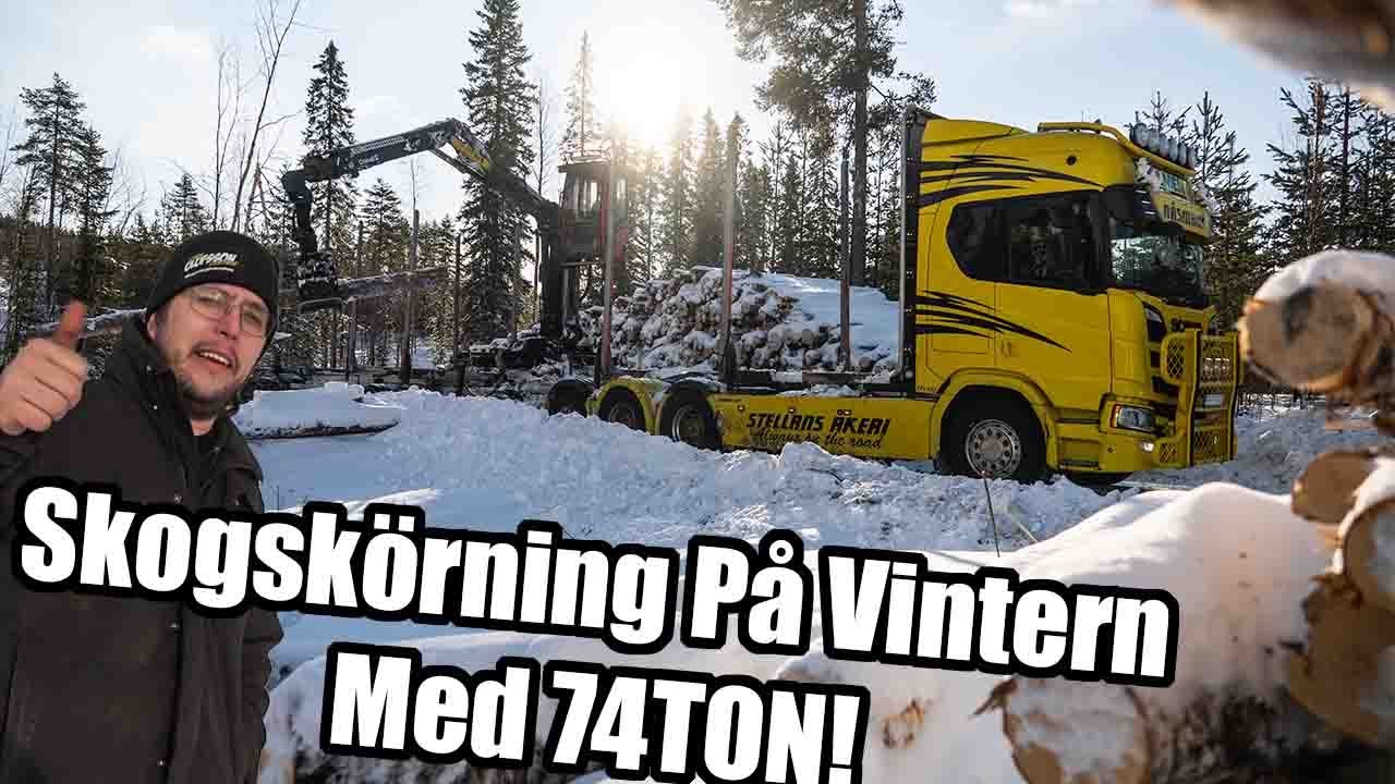 Timmerbils Tur i Ett Snöigt NORRLAND!  Varför Köra LASTBIL??