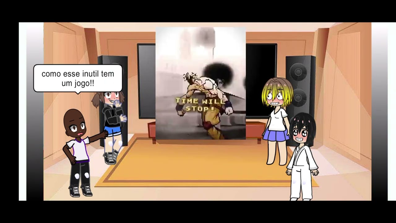 Kokujin no tenkousei reagindo a hiroki as dio brando