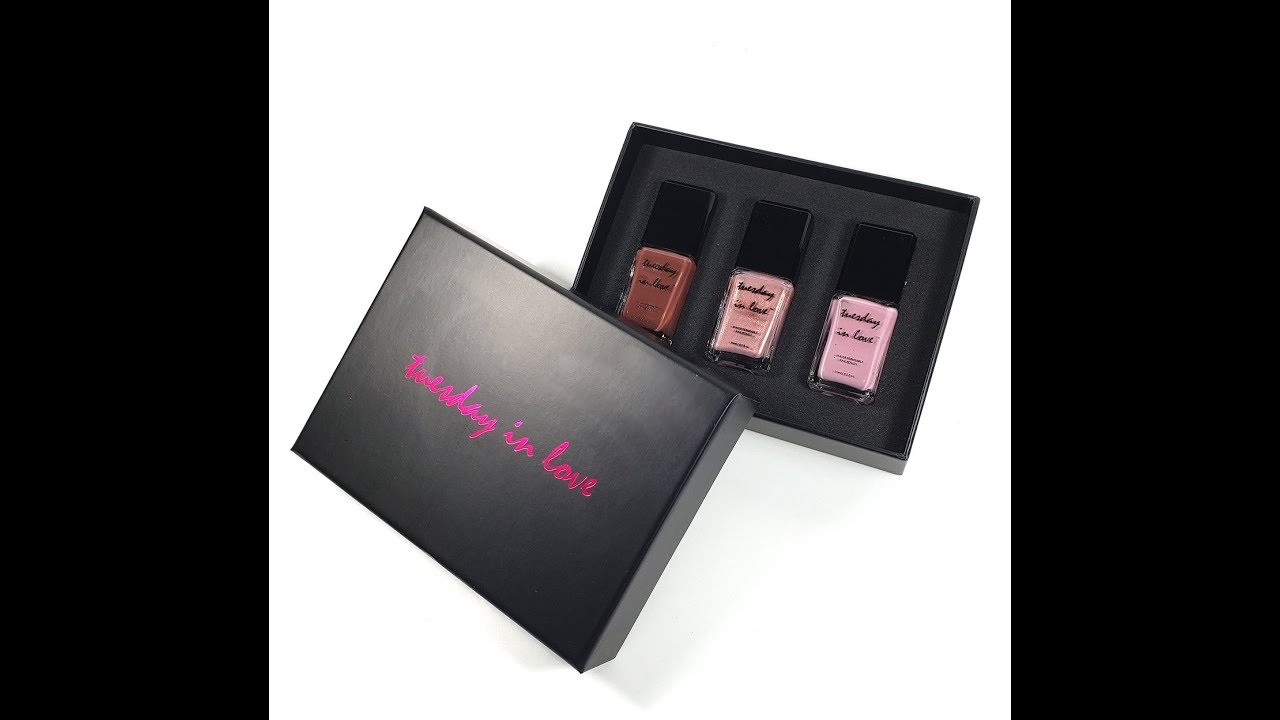 Tuesday in Love Halal Nail Polish - 3 Color Gift Sets #halal #nail #polish #halalnailpolish