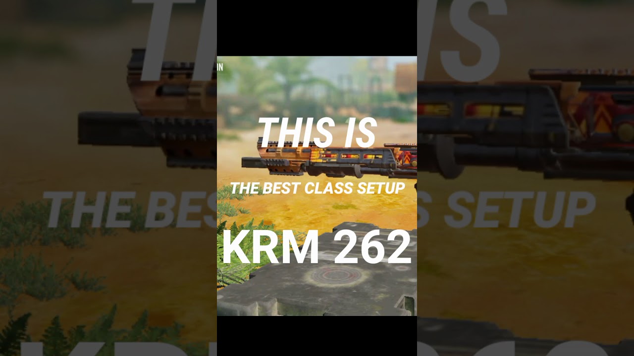 best class setup for krm-262 in cod mobile! #shorts