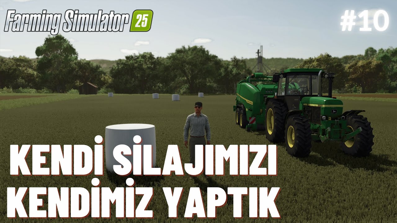ÇİMDEN SİLAJ BALYASI YAPIMI  | Farming Simulator 25 | Bölüm 10