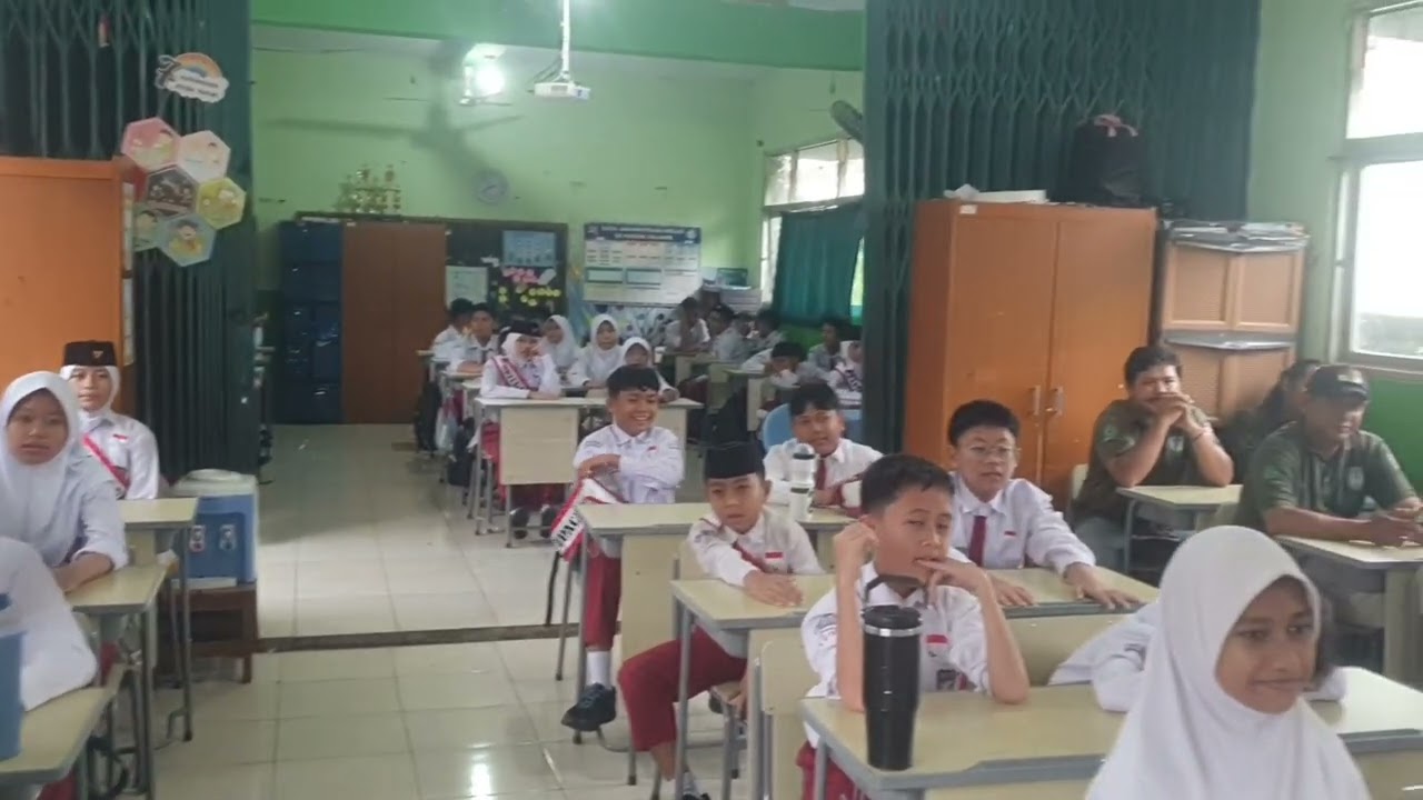 Sambutan Babinkantibmas Tanah Sareal Bapak Roy dalam kegiatan penyuluhan tertib laulintas