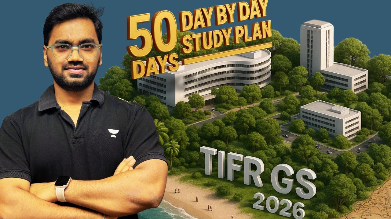 50 Days = TIFR GS 2026 Success | Ultimate Day by Day Prep Guide #tifr
