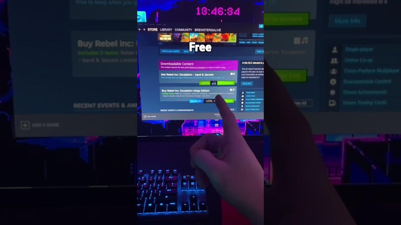 Как найти БЕСПЛАТНЫЕ платные игры в Steam! #gaming #steam #brewsterisalive