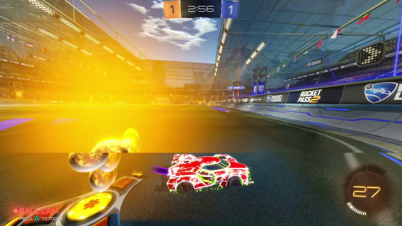 Rocket League Samurai Gameplay