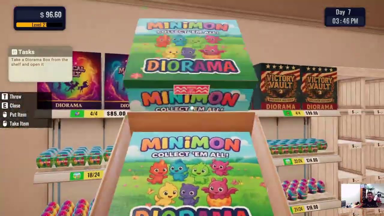 Mystery Egg Shop Simulator - A few in-game days in
