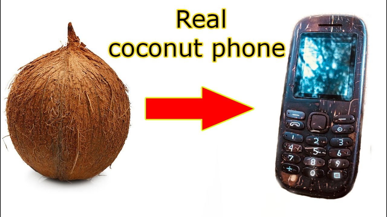 how to made coconut real phone | Eco friendly phone