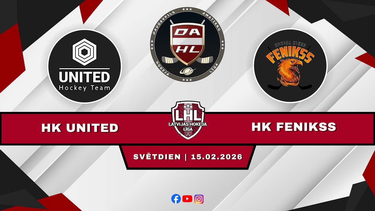 HK United vs HK Fenikss 15.02.2026 / DAHL Čempionāts 2025_26