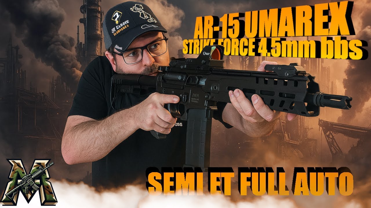 AR-15 full auto strike force Umarex bbs 4.5mm ! en vente libre accessible a tous ! Nouveauté 2025