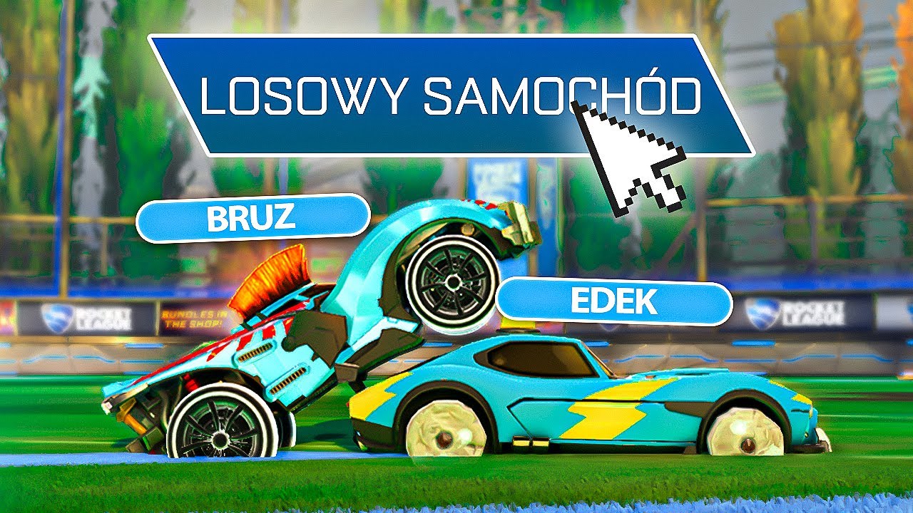 Rankedy 2v2 LOSOWYMI AUTAMI z Bruzem! Rocket League PL
