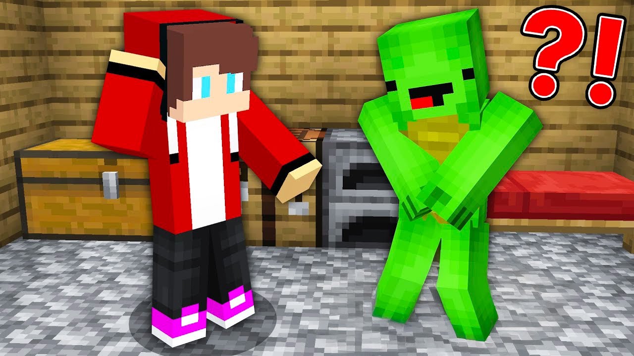 JJ Pranked Mikey and Found his SECRET in Minecraft - Maizen