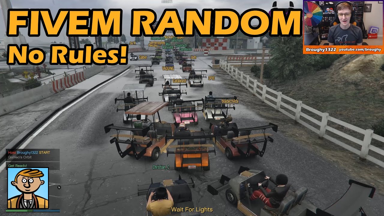 No Rules Random Race - GTA FiveM Random All №14
