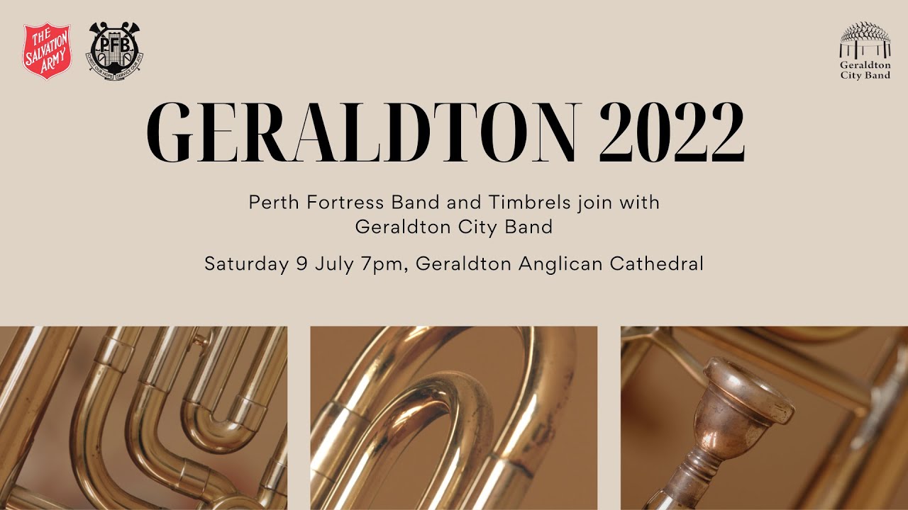 Perth Fortress Band and Timbrels Geraldton Concert 2022