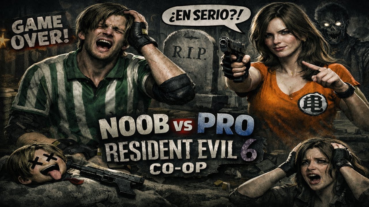 La primera vez de mi amiga en Resident Evil 6 fue un ERROR