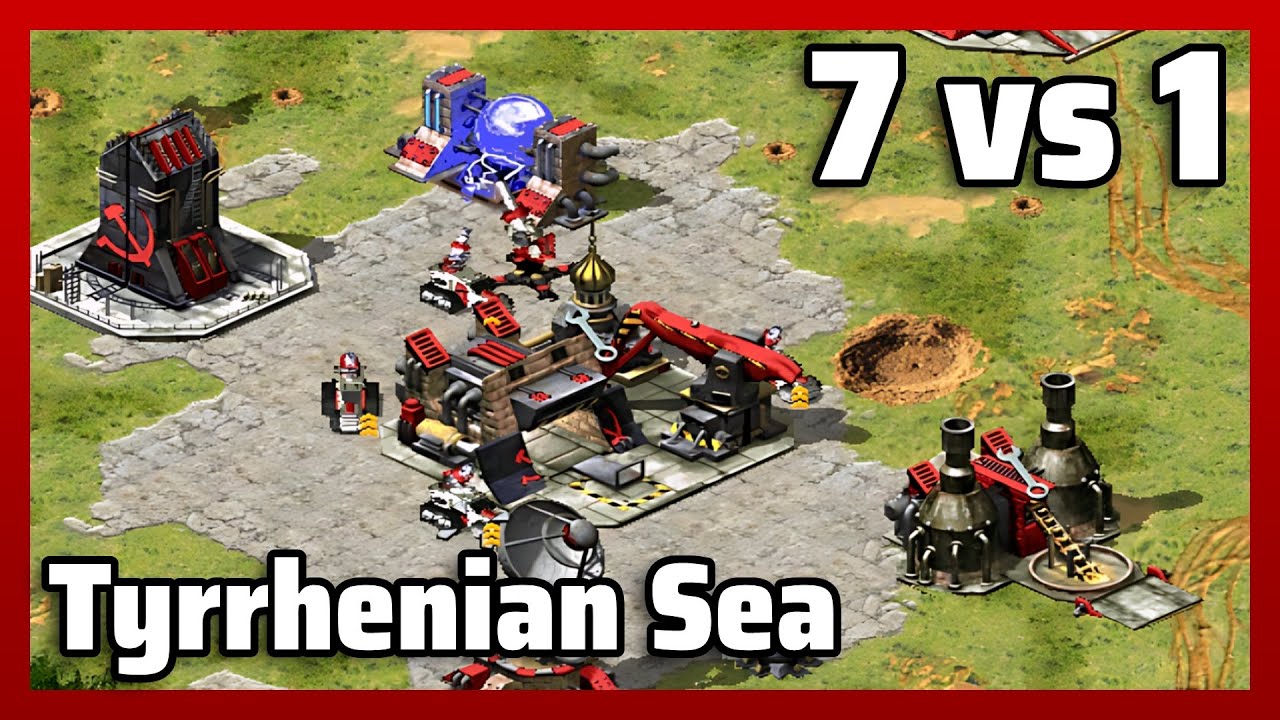 Red Alert 2 | Must Be In Focus! | (7 vs 1 + Superweapons)