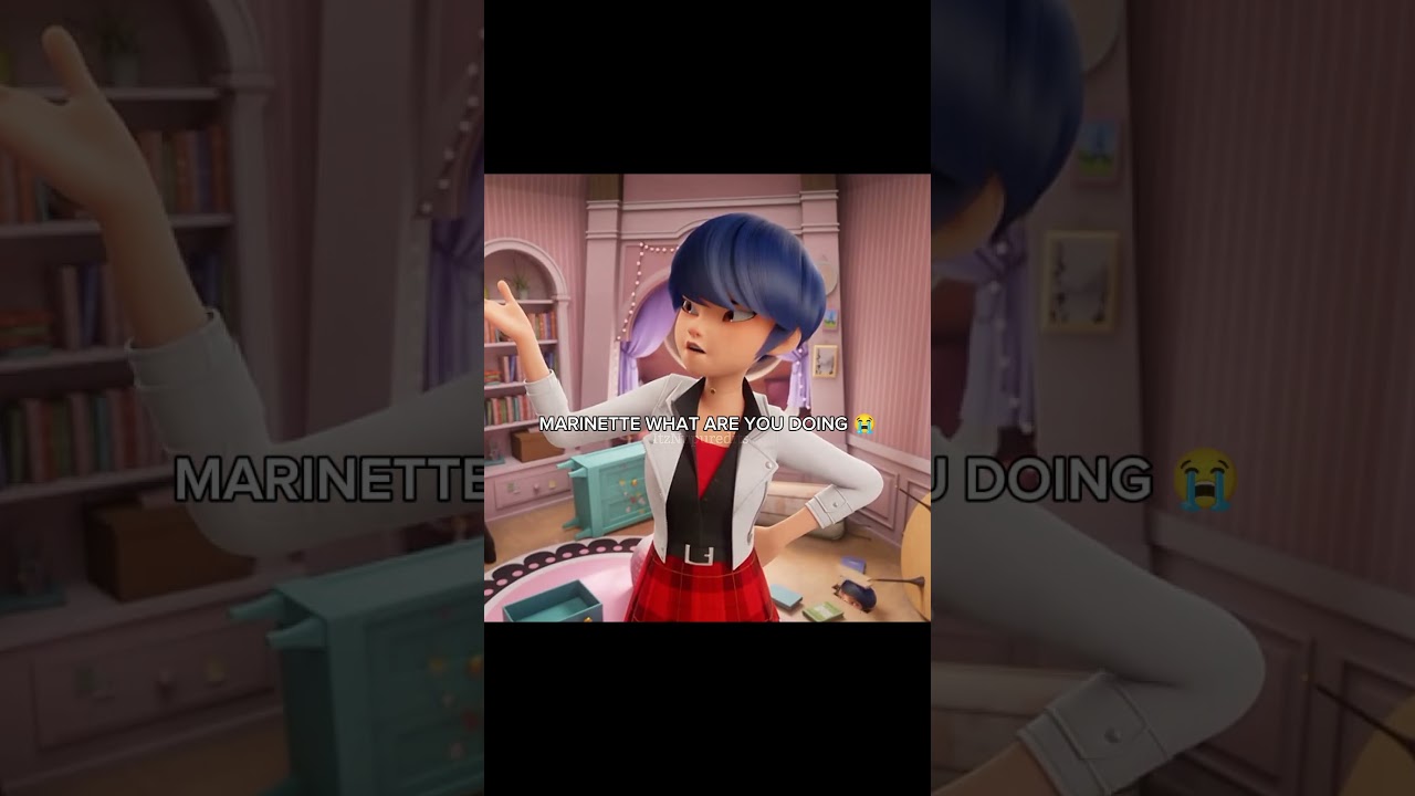 HOW DID SHE 😭🥀|| #miraculous #saludamemarinette #shorts #miraculousladybug #marinetteyadrien #memes