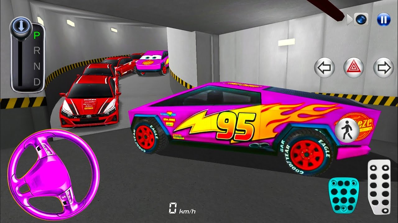 3D Driving Class Gameplay 🚗 Underground Parking Challenge | GaMiNg WiTh DaNeGeR