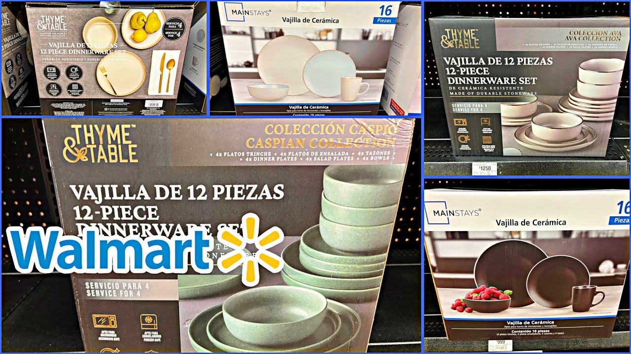 VAJILLAS 🍽️ EN WALMART 🤑💙 RECORRIDO 👍