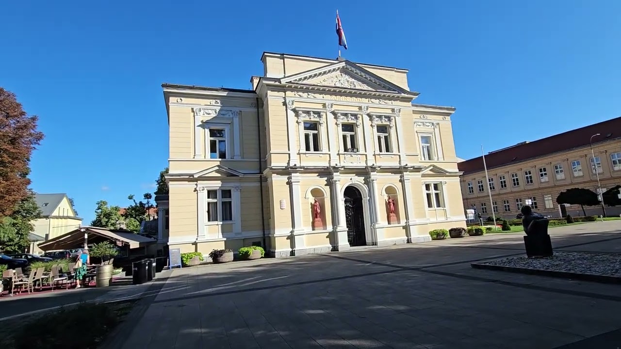 8K city of Karlovac in Croatia 5th of August 2025