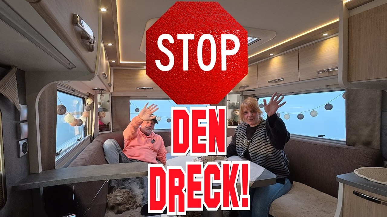 Das Problem haben viele Wohnmobile👉Hier kommt die L&ouml;sung👍Bodenklappen Sand und Staubfrei machen👍