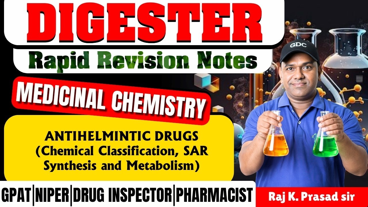 D-246 | Antiamoebic Drugs – Chemical Classification, SAR, Synthesis - Medicinal Chem. Rapid Revision
