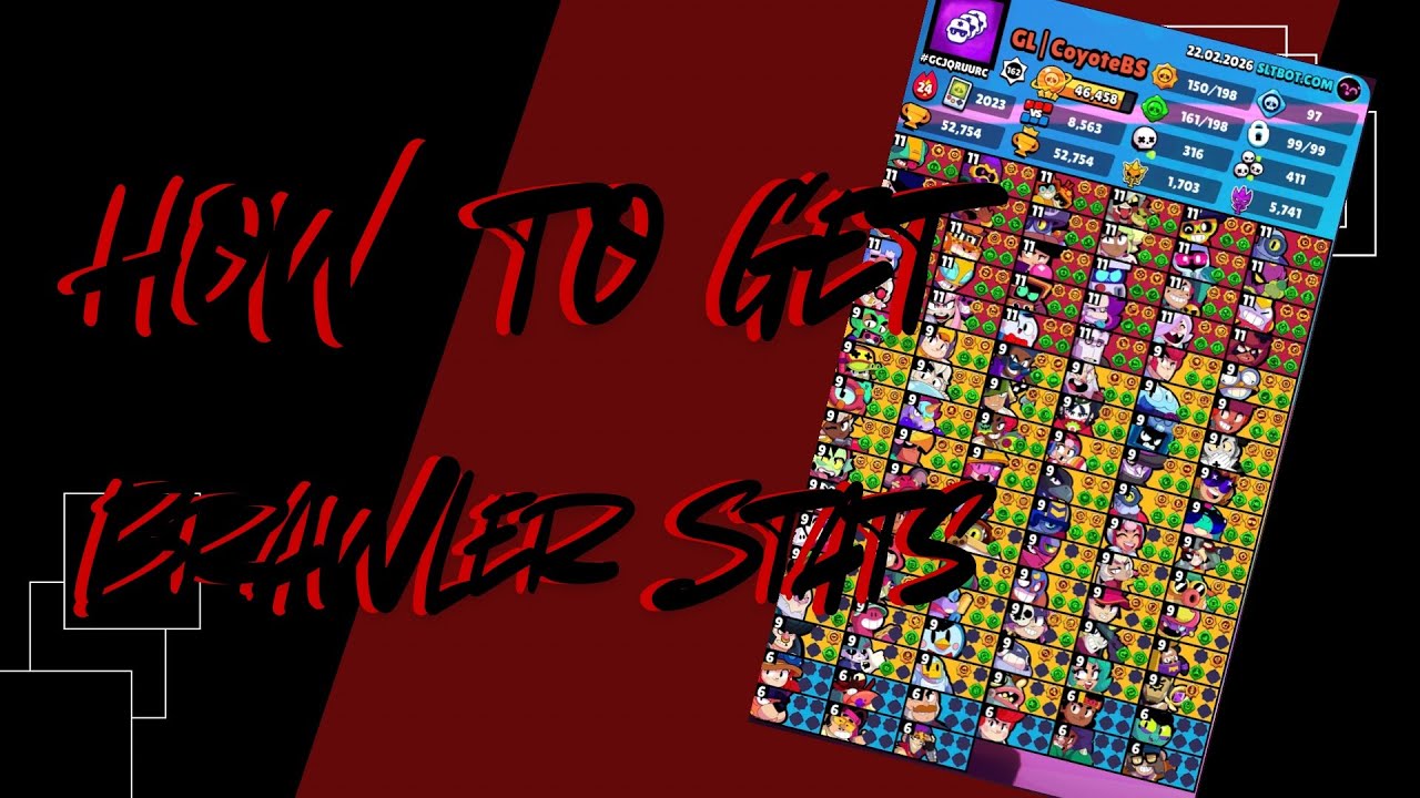 How to Get Brawl Stars account Stats #brawlstars #tutorial #sltbot