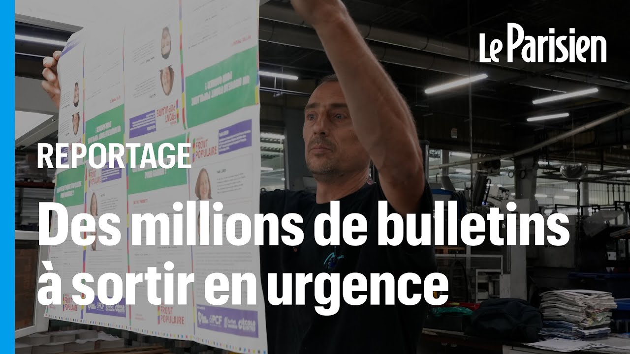 « C’est du jamais-vu » : dans cette imprimerie, une course-contre-la-montre avant les législatives