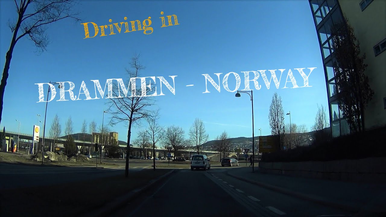 Kjører i DRAMMEN - fra KROKSTADELVA til BRAGERNES, NØSTE, BRAKERØYA og  STRØMSØ   #drammen #norge