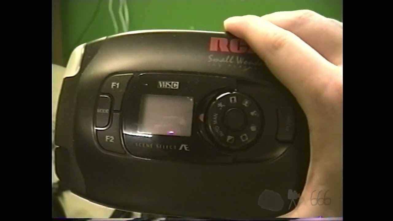 Panasonic Palmcorder PV-A217 & RCA Small Wonder CC616 VHS-C Camcorders