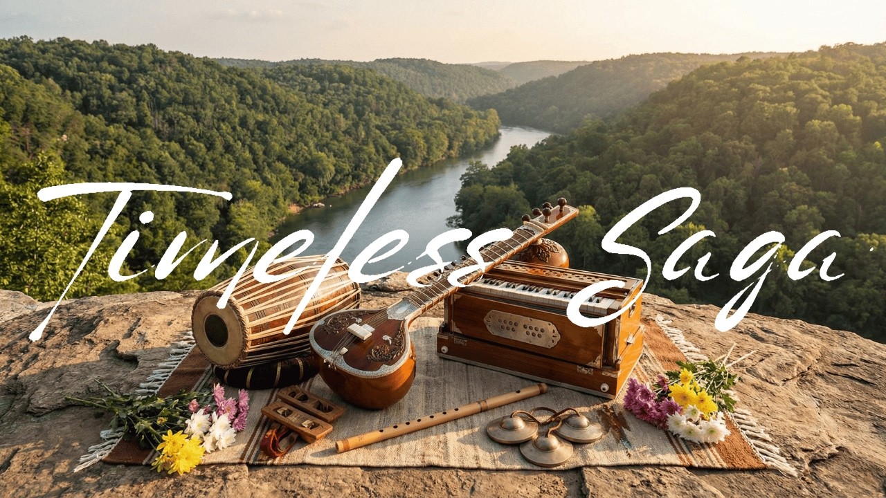 Timeless Saga | Relaxing Indian Classical Music | Sitar, Flute, Tabla