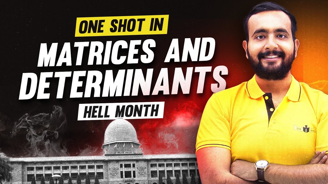 Complete One Shot Matrices & Determinants || Hell Month || Arpit Choudhary Sir || Free NDA Course
