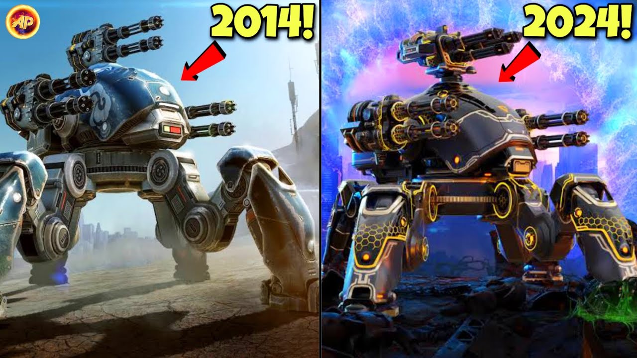 🔥 WAR ROBOTS EVOLUTION OVER THE YEARS! 2014-2024
