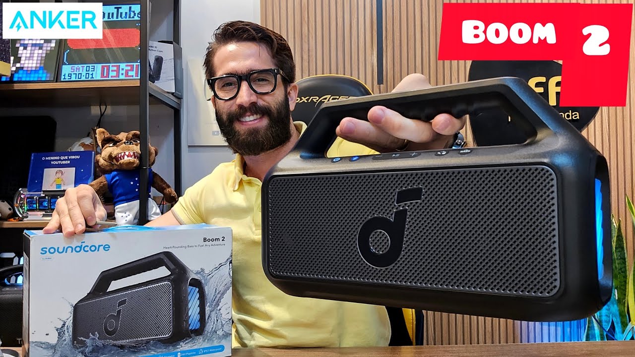 Caixa de som ANKER SOUNDCORE BOOM 2 80W IPX7: AINDA É UMA BOA OPÇÃO? (Unboxing/Review)