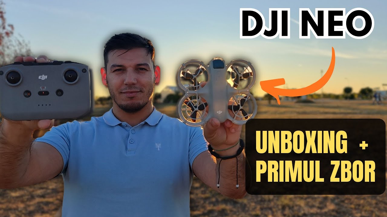 DJI NEO Unboxing & Test – Prima mea experiență cu o dronă| Review + Primul Zbor – Merită drona asta?