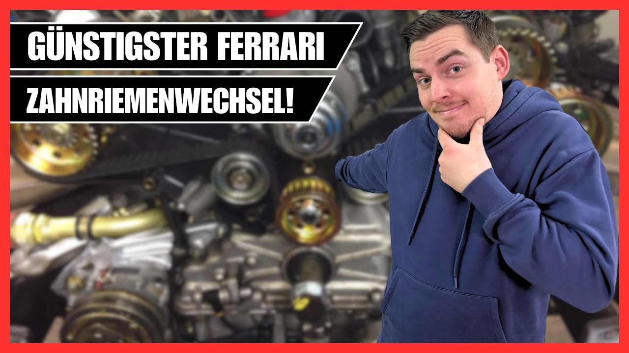 KOMPLIZIERTER gehts kaum - ZAHNRIEMEN am FERRARI wechseln