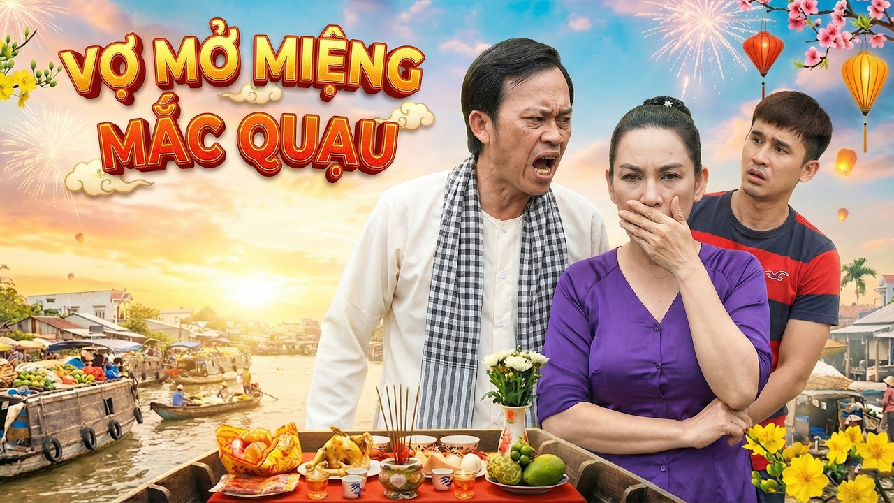 VỢ MỞ MIỆNG MẮC QUẠU - Hài Tết 2026 🧨 Hài Tết Hoài Linh, Lương Thế Thành - Phim Hài Tết Việt Nam