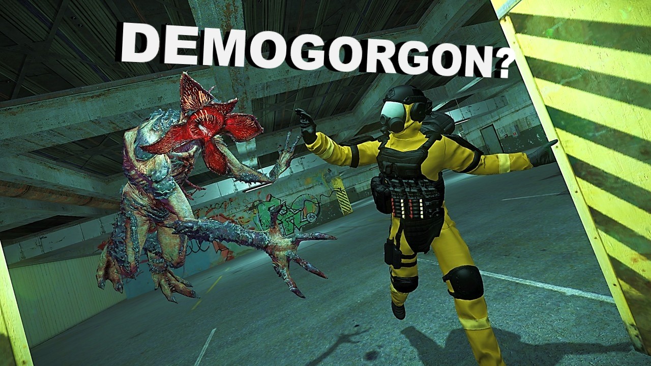 Escapo del DEMOGORGON en GMOD!!! 💀🤣