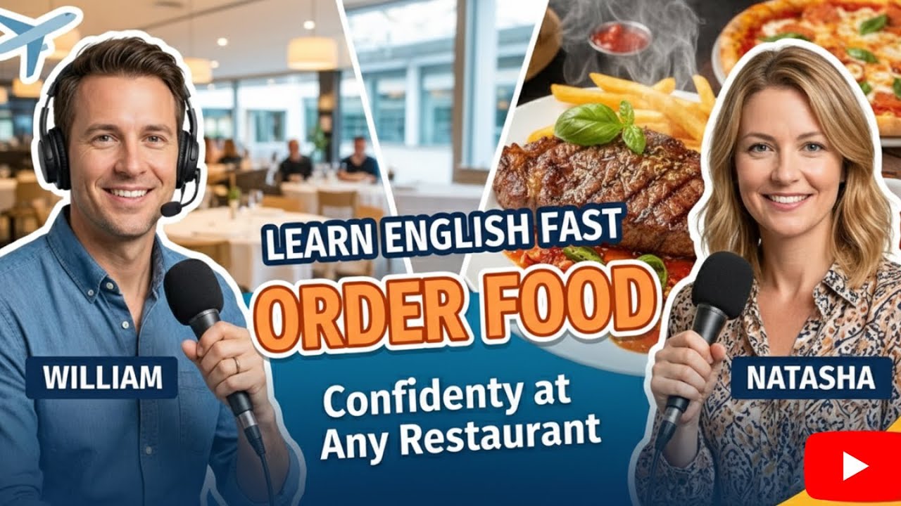 Learn English Fast | Order Food Confidently at Any Restaurant