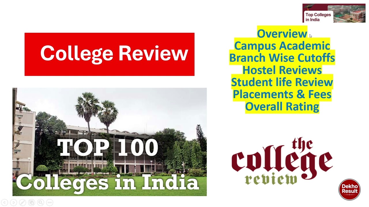The Ultimate College Review Playlist | Honest Reviews, Real Insights, Better Decisions 🎓