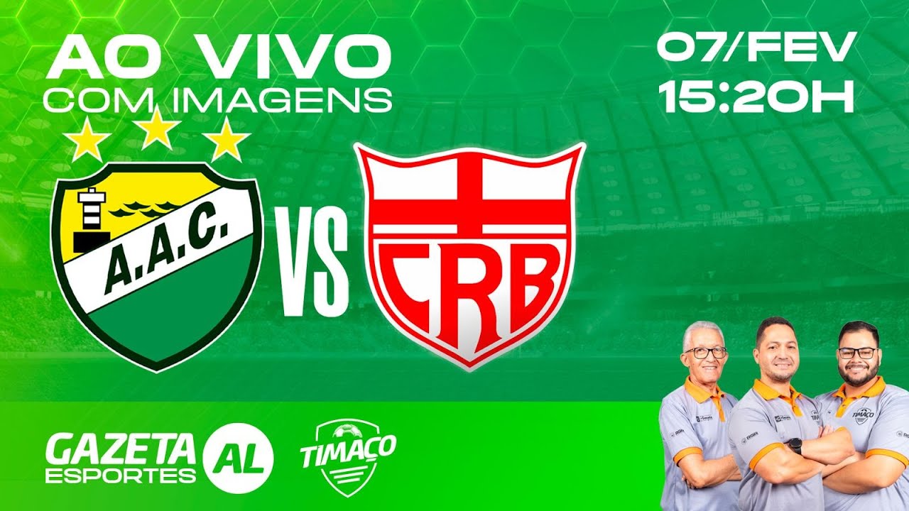 AO VIVO: CORURIPE x CRB | COM IMAGENS | ALAGOANO 2026 | 7ª RODADA