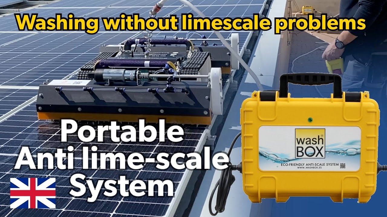 Portable anti lime-scale washBOX&reg; in washing robot